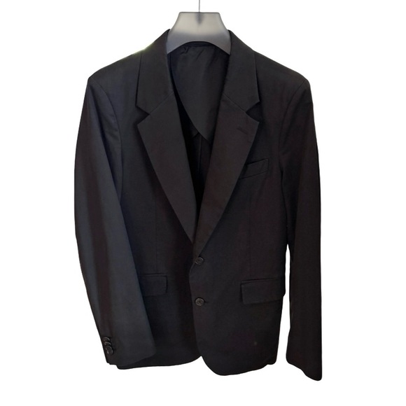 THE ROW MEN'S SLATER SLIM-FIT COTTON-BLEND TWILL BLAZER BLACK US 38 / EU 48 - Picture 3 of 15